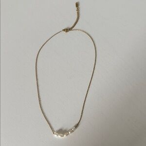 Gold and Pearl Necklace